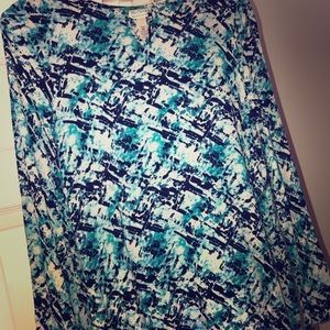 Maternity Teal Blouse